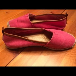 Canvas espadrille slide ons